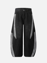 STRIPASO - Baggy Graphic Jeans