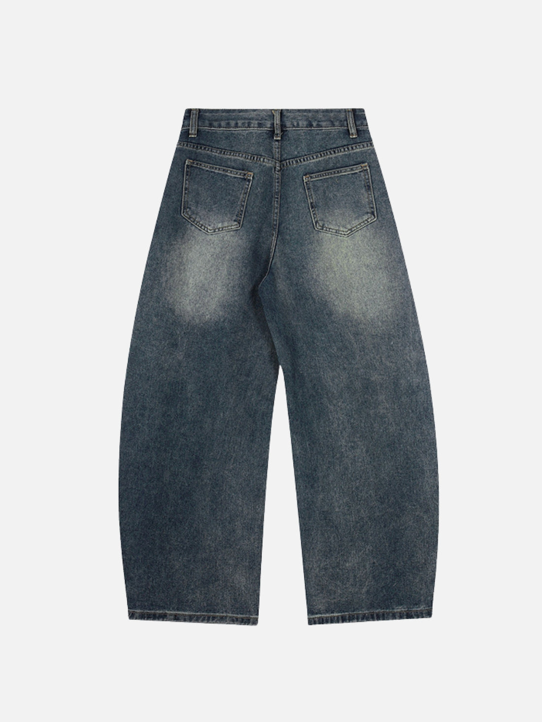 LEOZ - Baggy Print Jeans Blue | Teenwear.eu