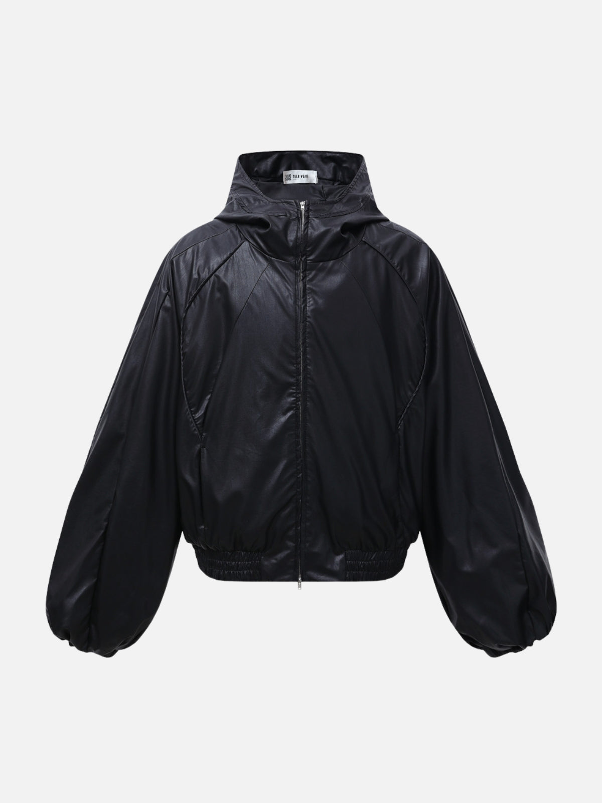 SHADEX – Oversized Leather Basic Jacket Black | Teenwear.eu