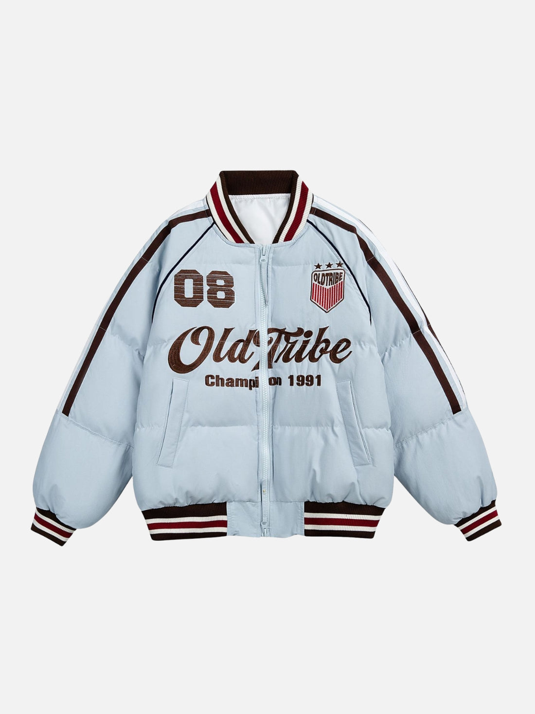 OLD VIBE - Racing Graphic Puffer Jacket