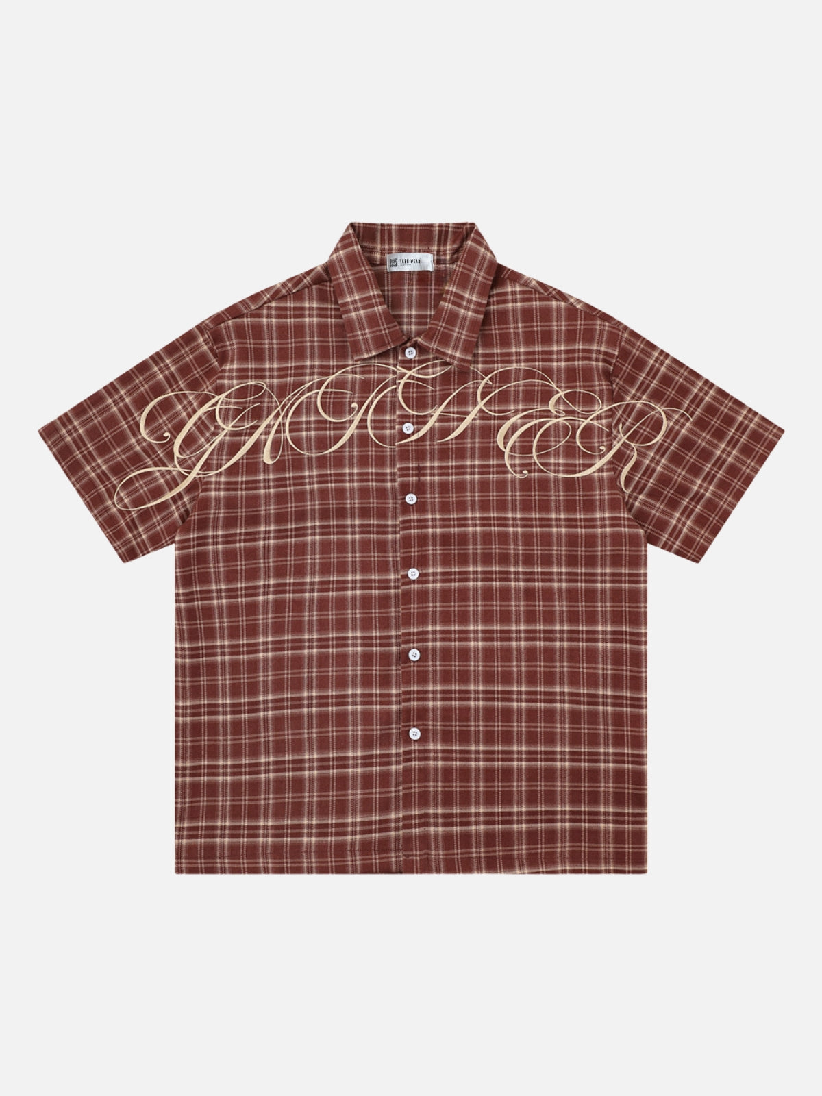 WESTY - Oversized Graphic Shirt Red | Teenwear.eu