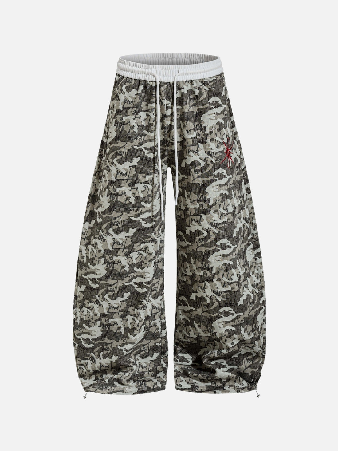 DANCOS - Parachute Graphic Camo Pants Grey | Teenwear.eu
