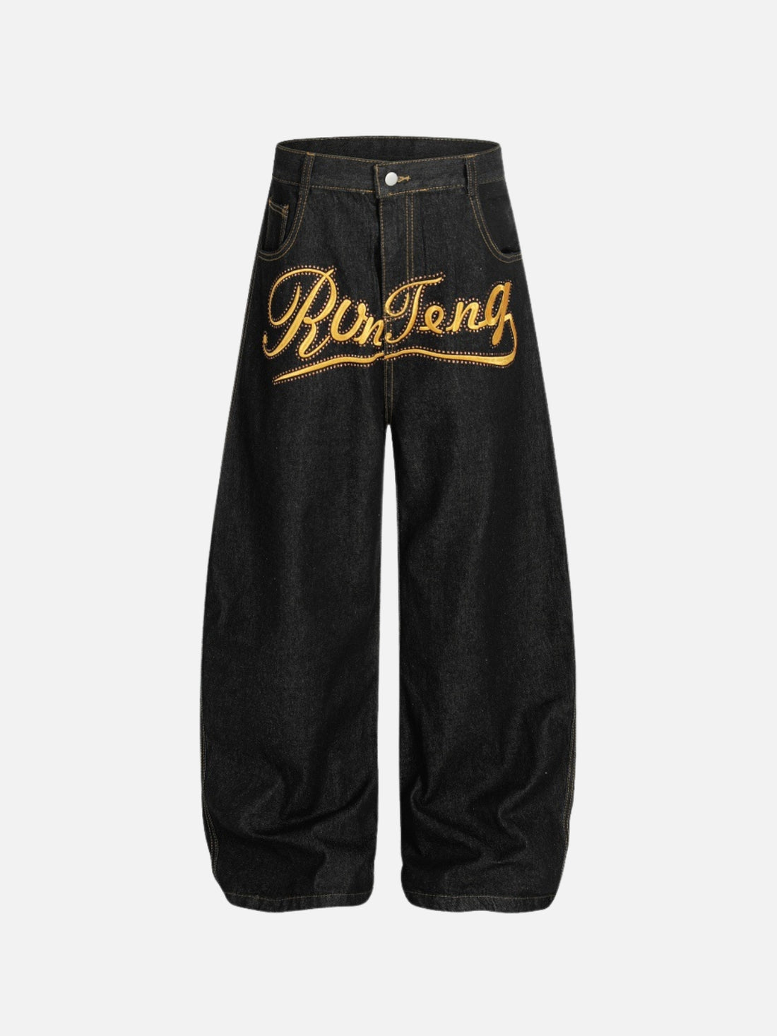 GLO-UP - Baggy Graphic Jeans