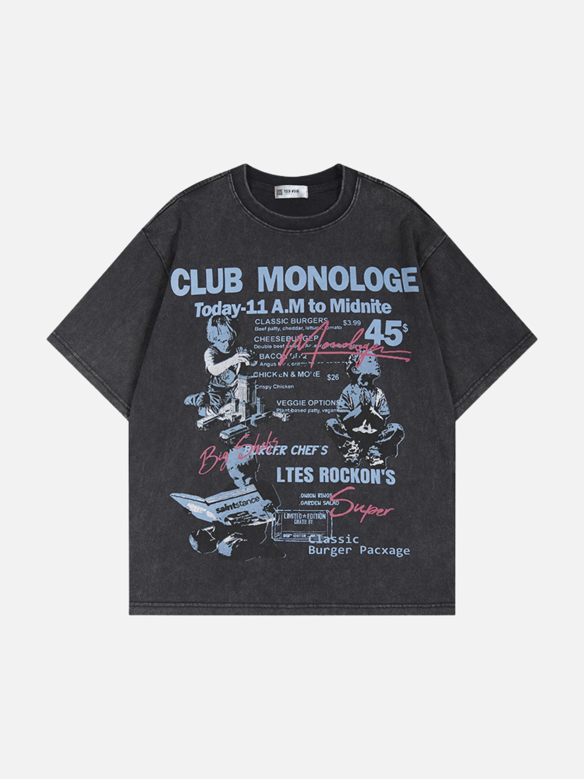 SAINTY - Oversized Graphic T-Shirt