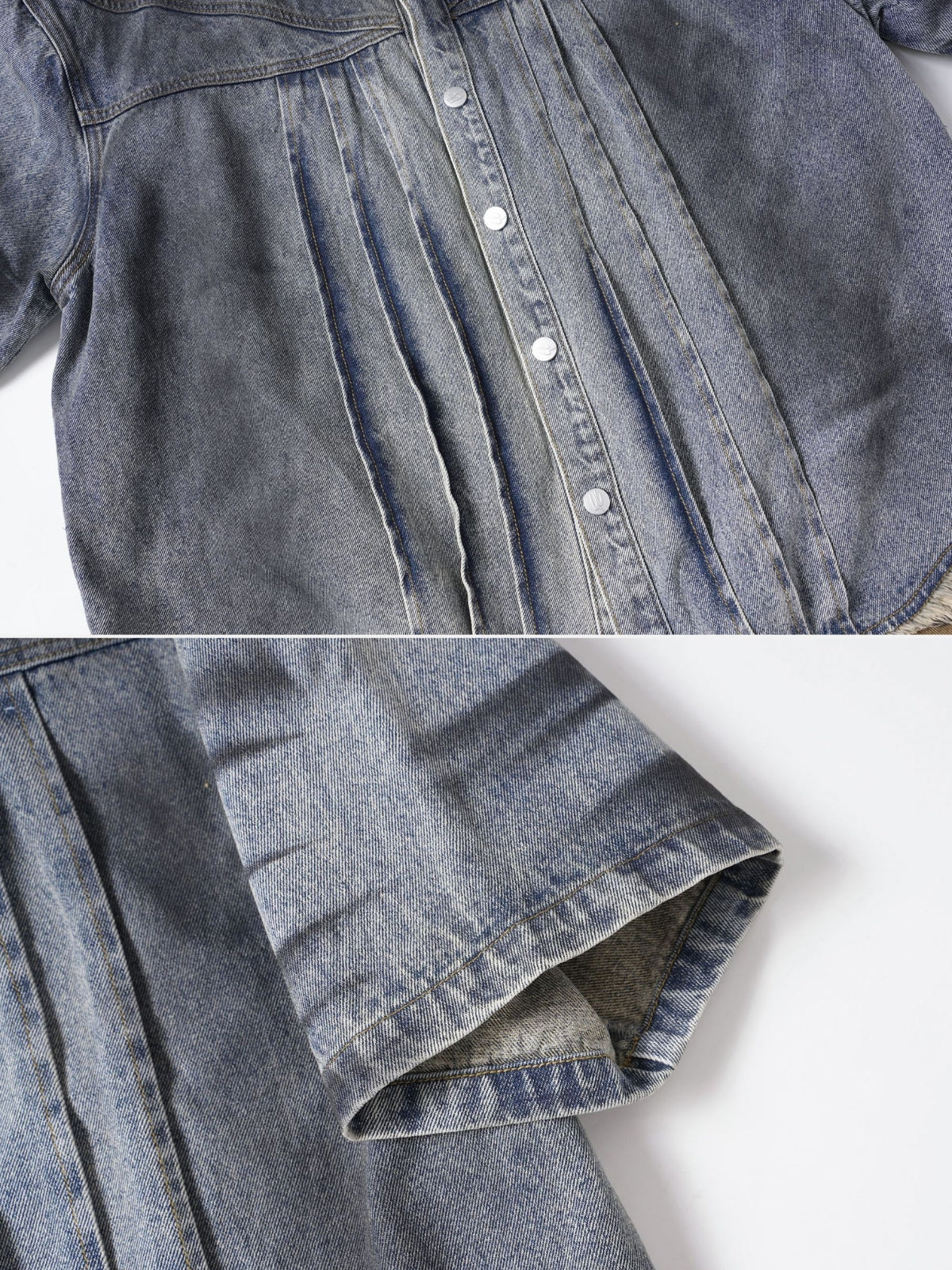 SKAUTY - Oversized Graphic Denim Jacket | Teenwear.eu