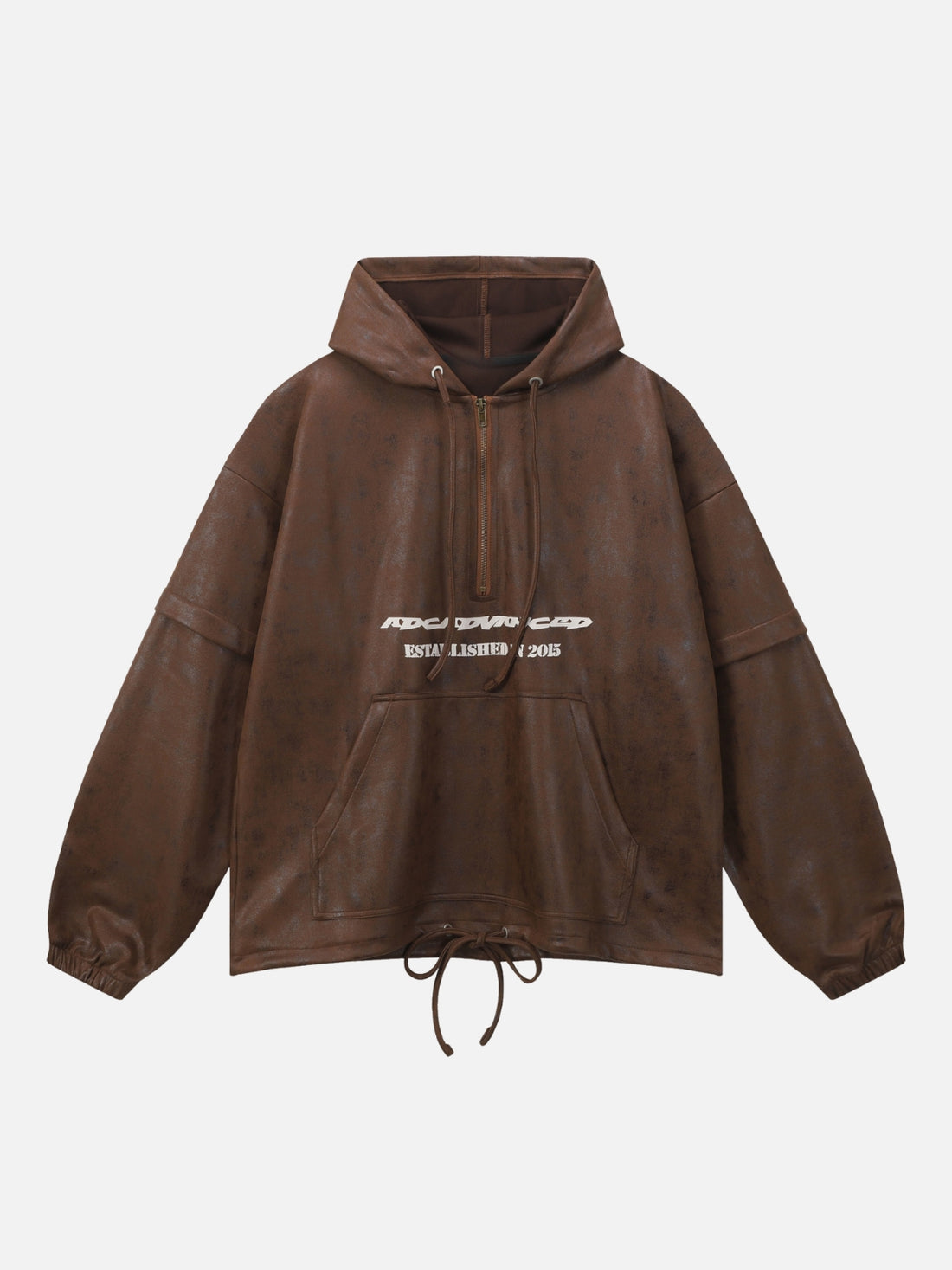 FADESHIFT – Oversized Print 1/4 Zip Hoodie