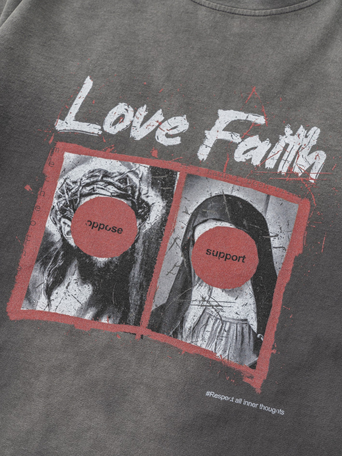 LOVEEK – Oversized Graphic Long Sleeve T-Shirt