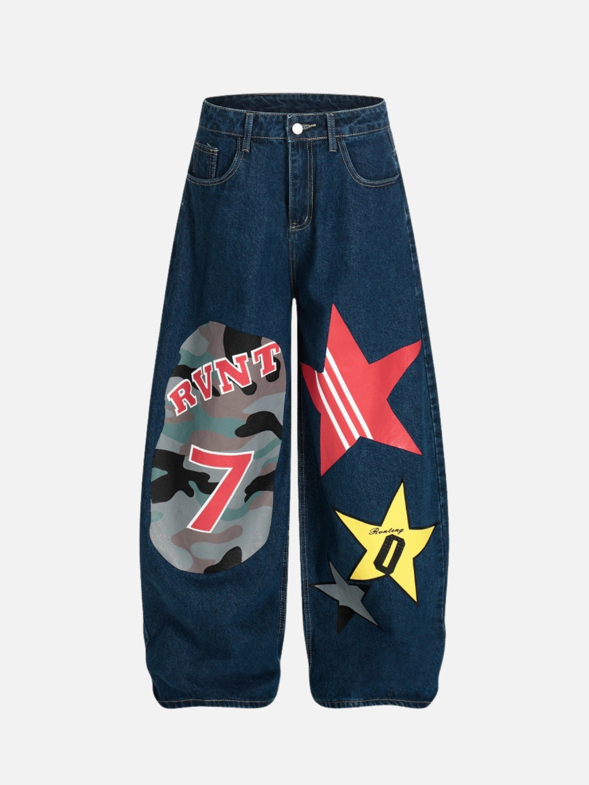 BLOCKZ - Baggy Graphic Jeans