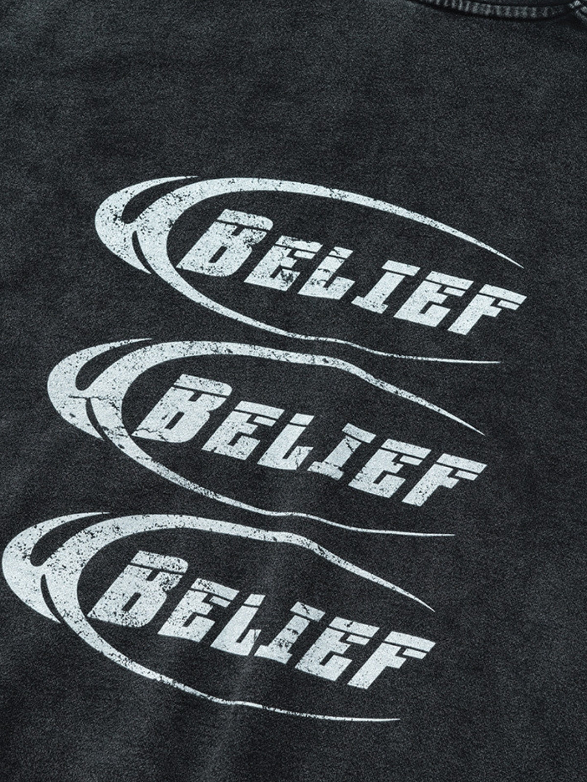 BELIEF - Oversized Graphic Hoodie | TEENWEAR.EU