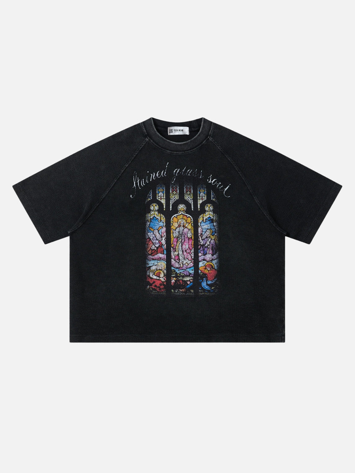 CATHEDRA - Boxy Fit Print T-shirt Black | Teenwear.eu