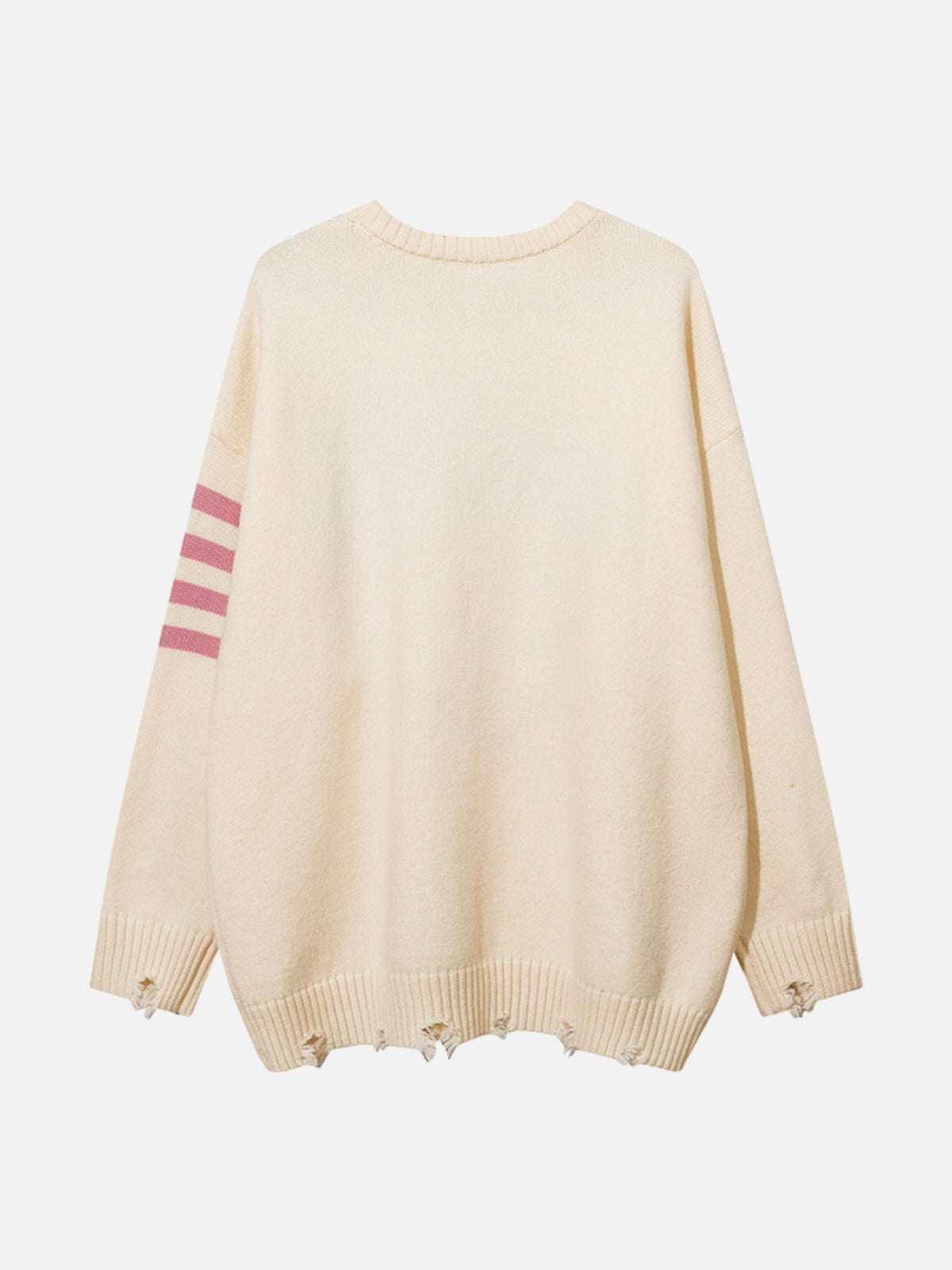 STRAWBERRY - Oversized Embroidered Sweater | TEENWEAR.EU