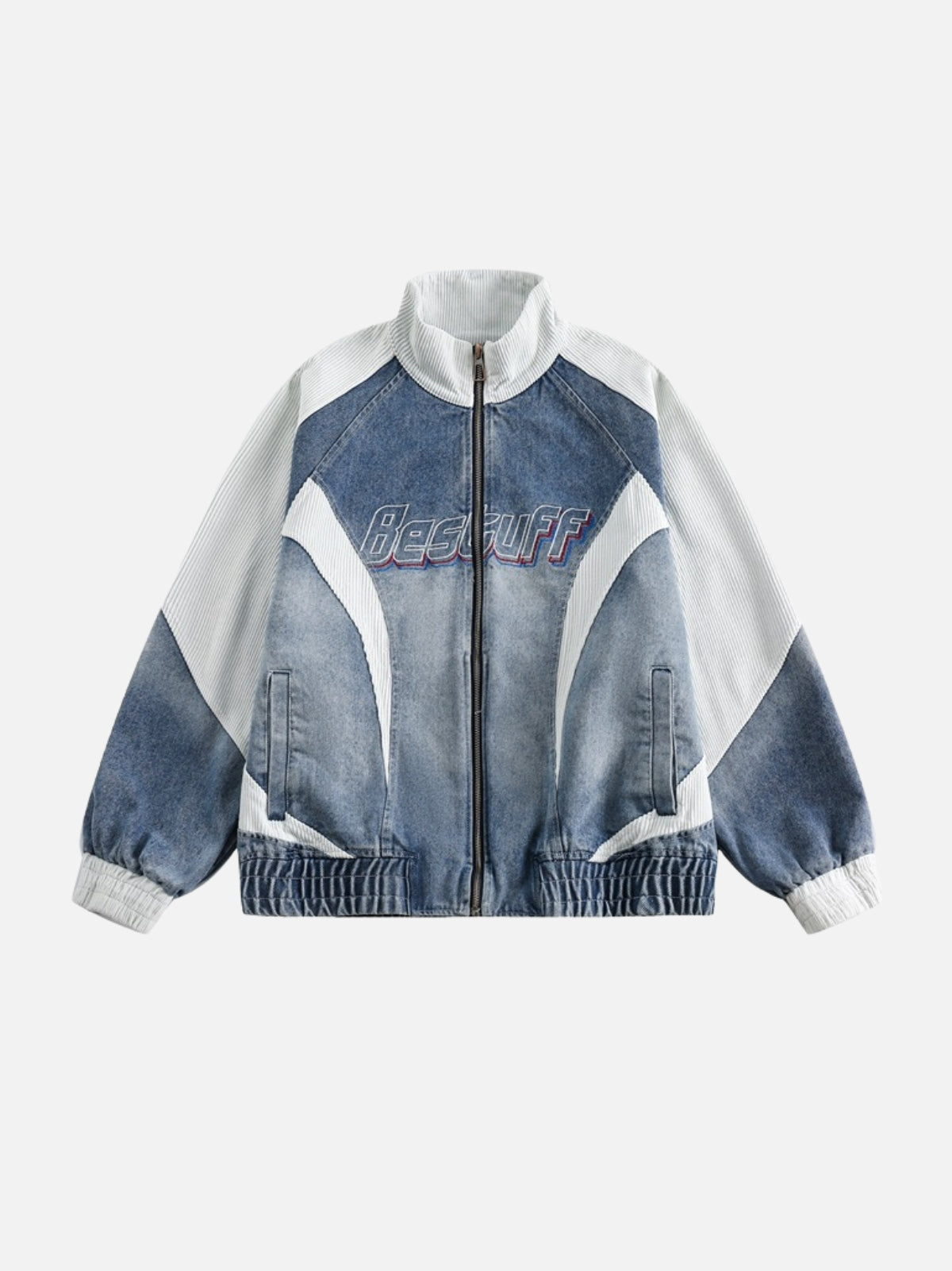 BESTUFF - Denim Patchwork Jacket