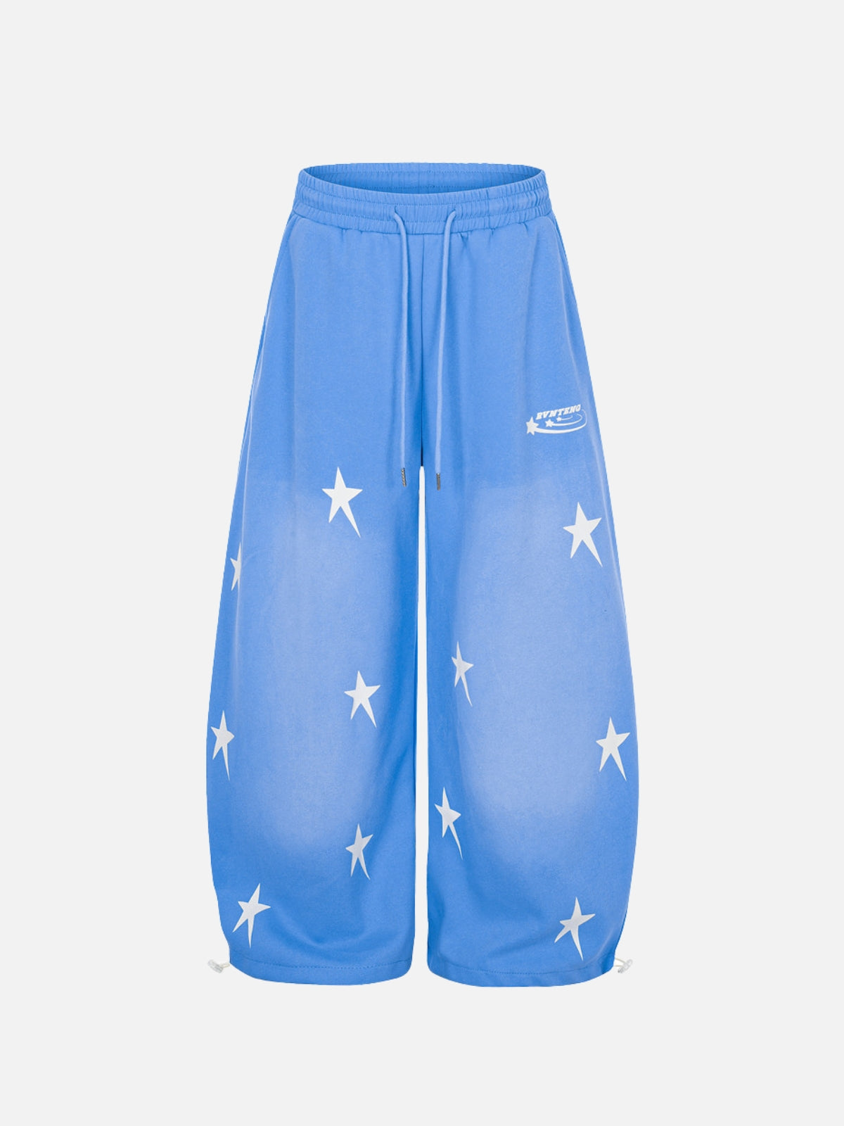 RENTENG - Baggy Graphic Sweatpants Blue | Teenwear.eu