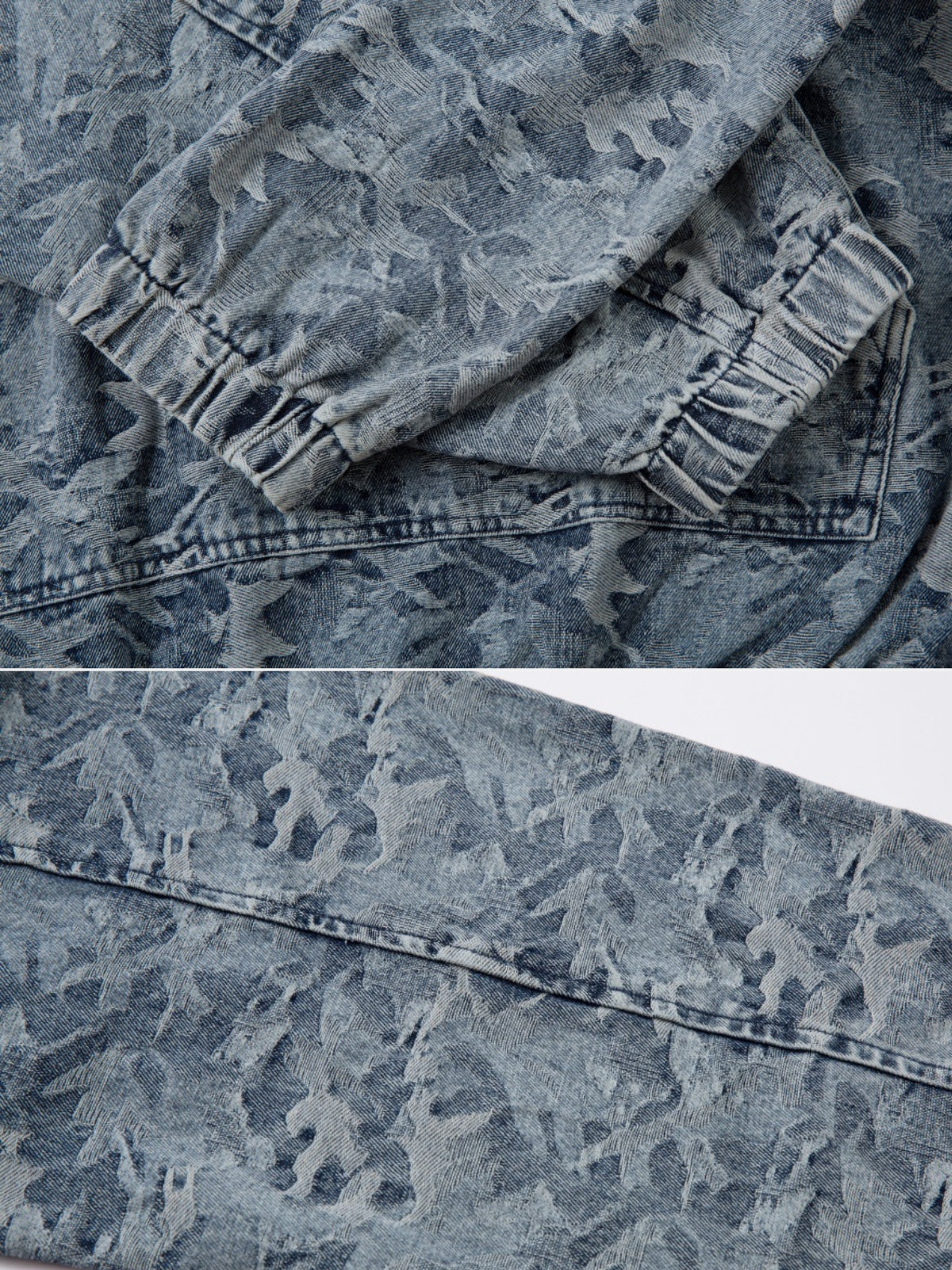 DENIMED - Oversized Basic Denim Hoodie