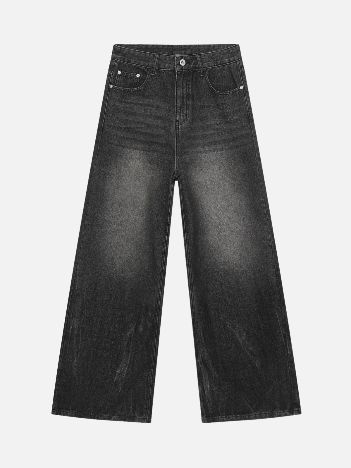 GRAVITAS - Baggy Basic Jeans Black | TEENWEAR.EU