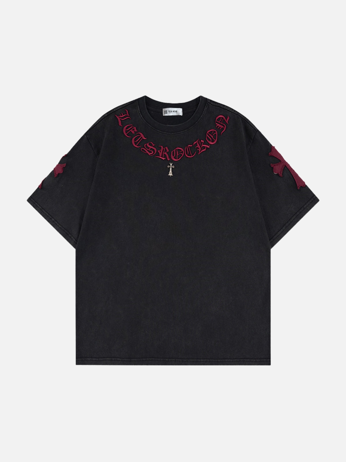 GOTHICX - Oversized Embroidered T-Shirt