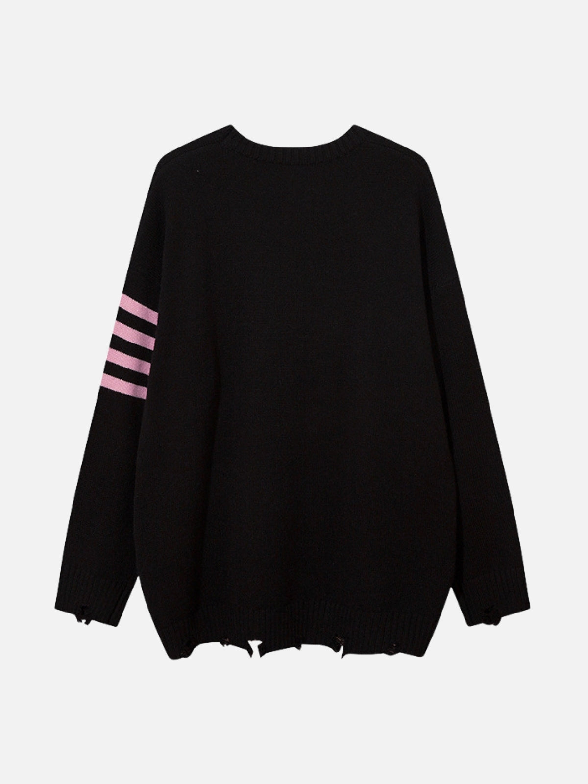 STRAWBERRY - Oversized Embroidered Sweater | TEENWEAR.EU