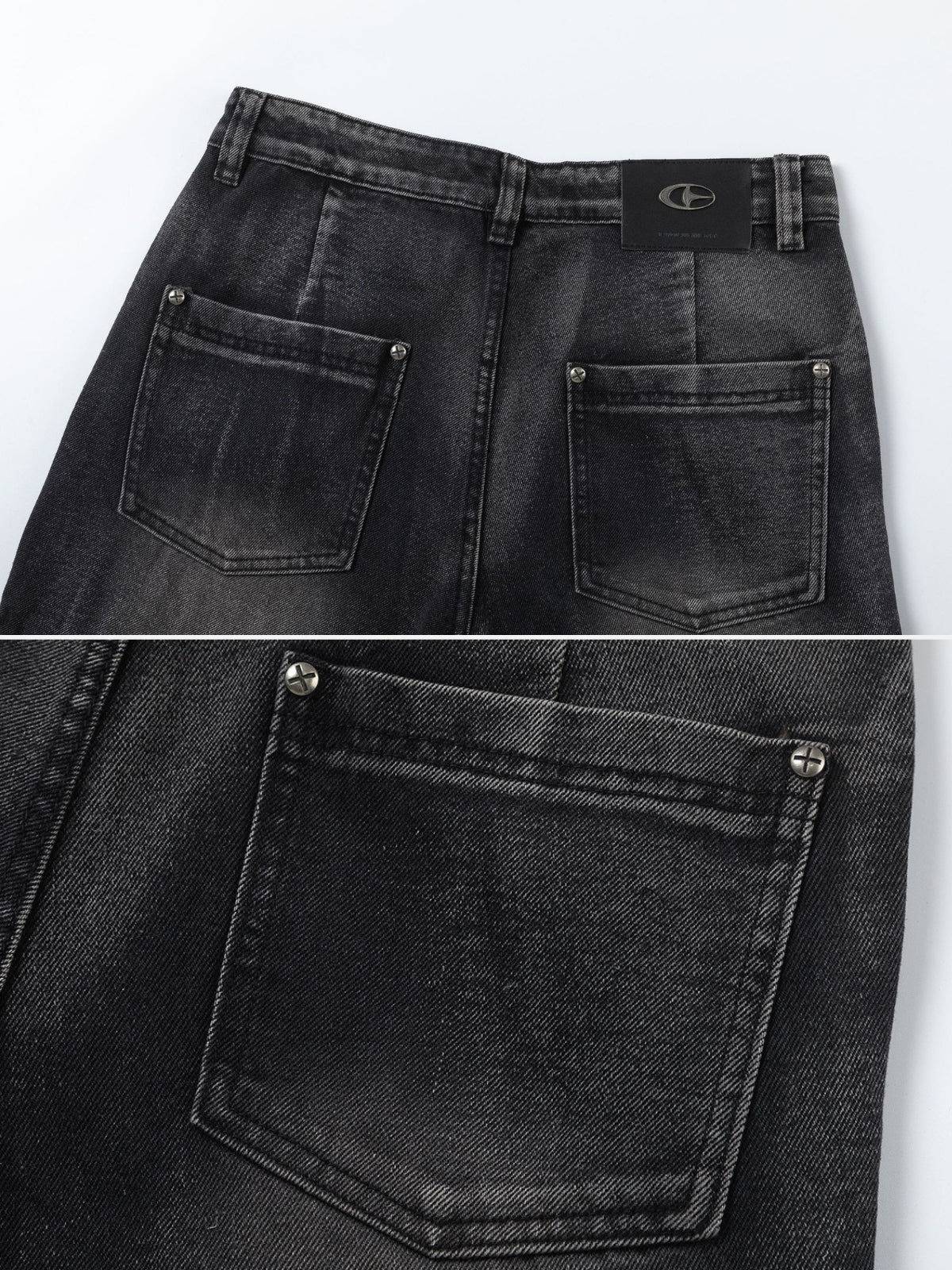 SLICKY - Baggy Embroidered Basic Jeans | TEENWEAR.EU