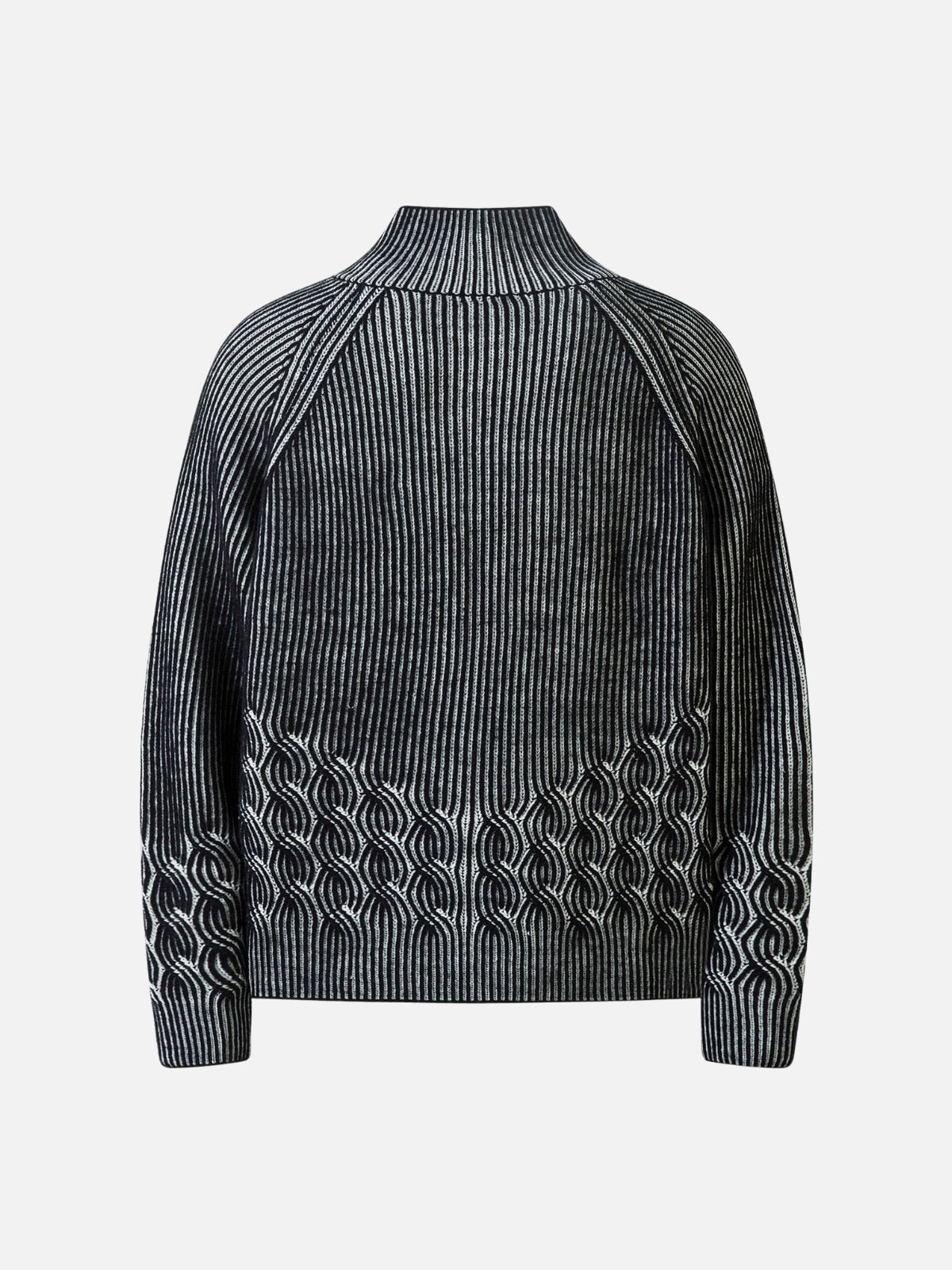 KIDRI - Oversized Basic Washed Zipper Sweater | TEENWEAR.EU