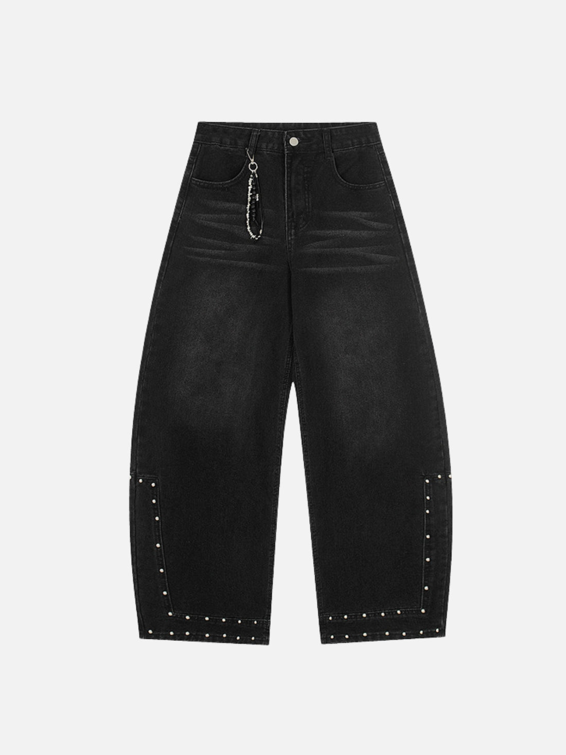 GRITTY - Baggy Basic Jeans Black | Teenwear.eu