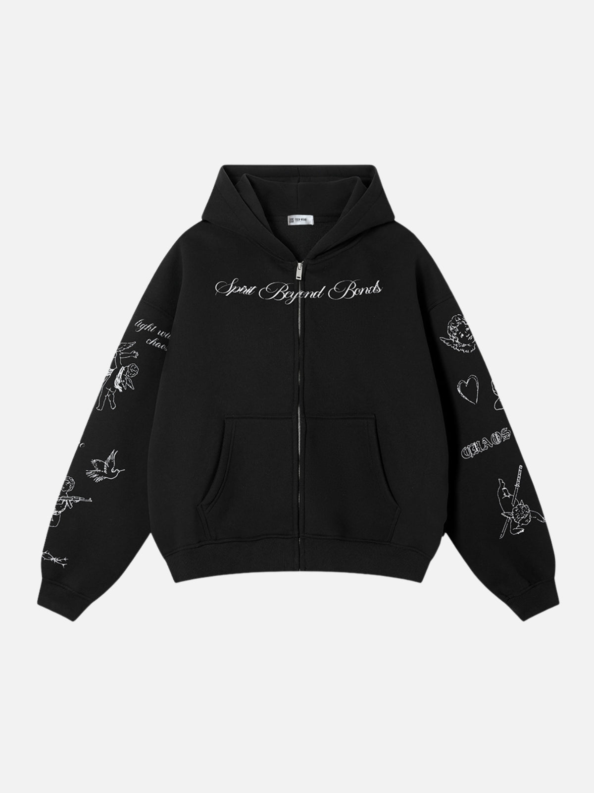 ANGELY - Oversized Graphic Hoodie
