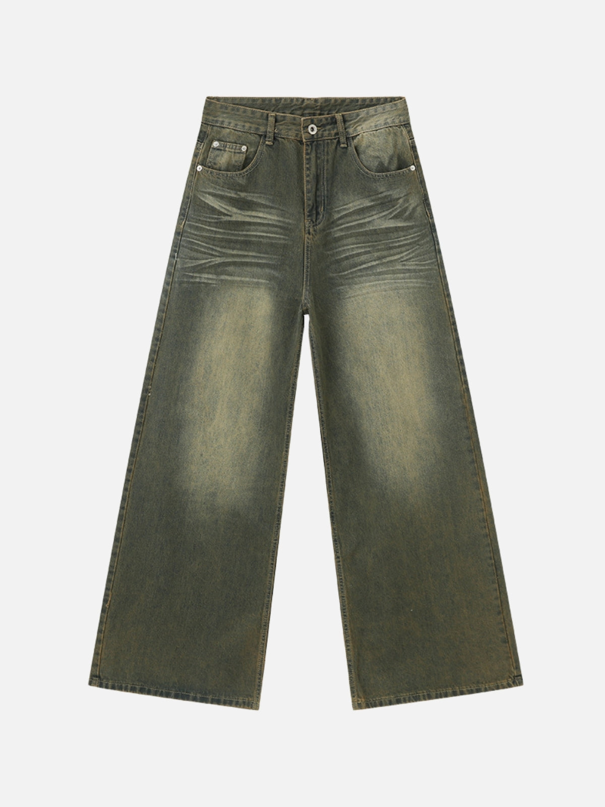 OFOUS - Baggy Basic Jeans Blue | TEENWEAR.EU