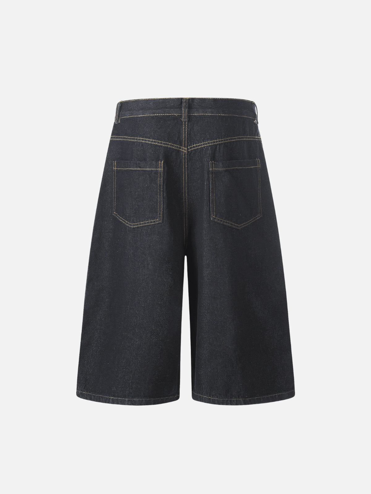 CHILISH - Baggy Denim Embroidered Jorts | Teenwear.eu