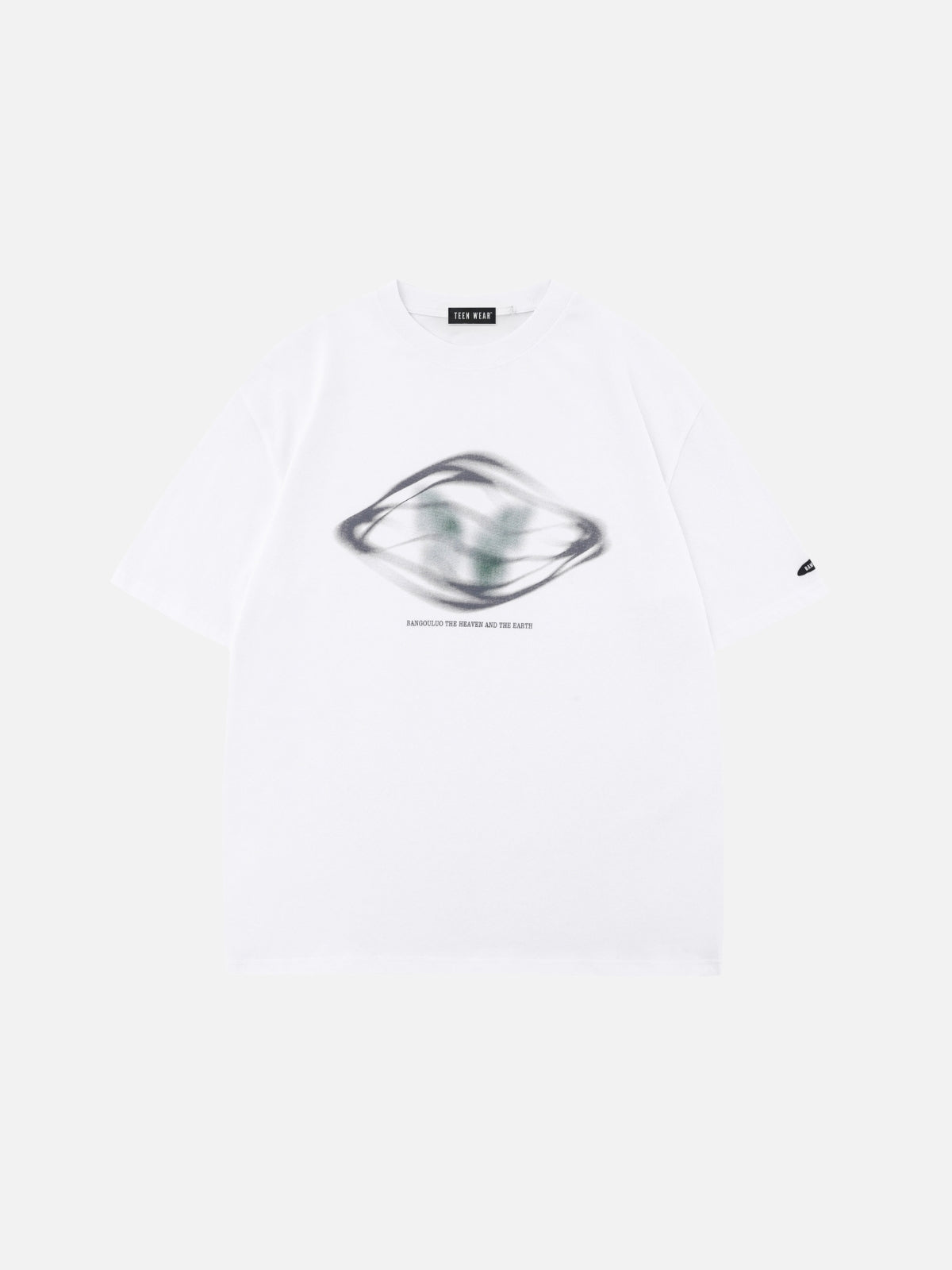 HEAVENTH - Oversized Print T-Shirt White | TEENWEAR.EU
