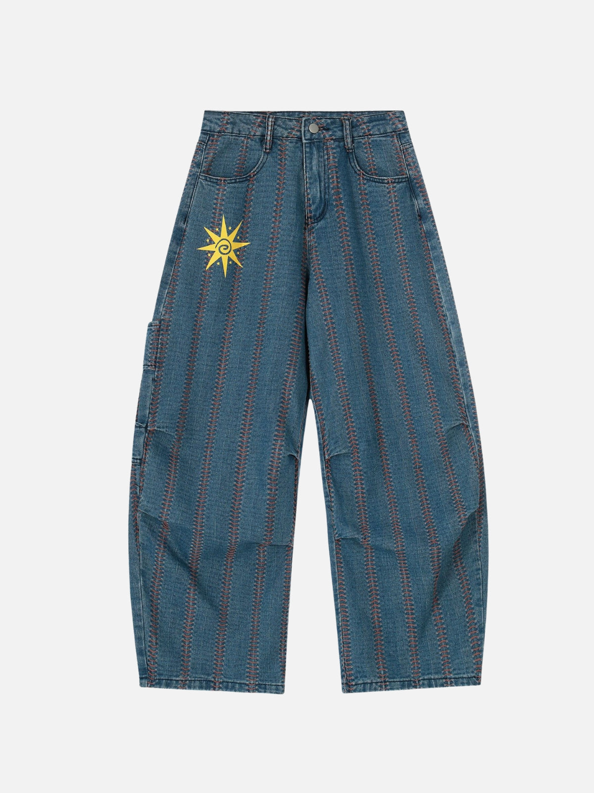 PUNKZY - Baggy Graphic Jeans