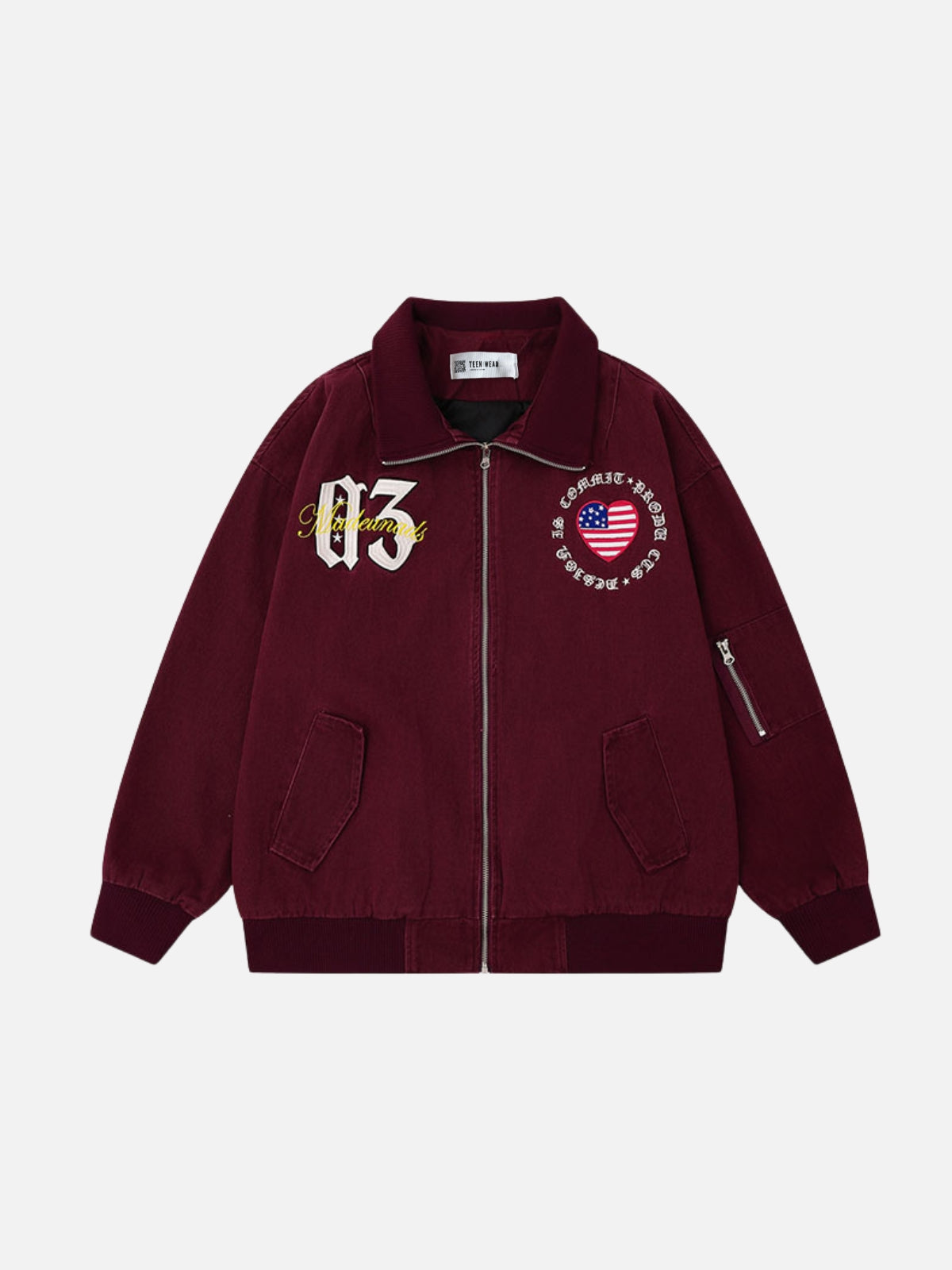 STARGON – Embroidered Graphic Denim Jacket