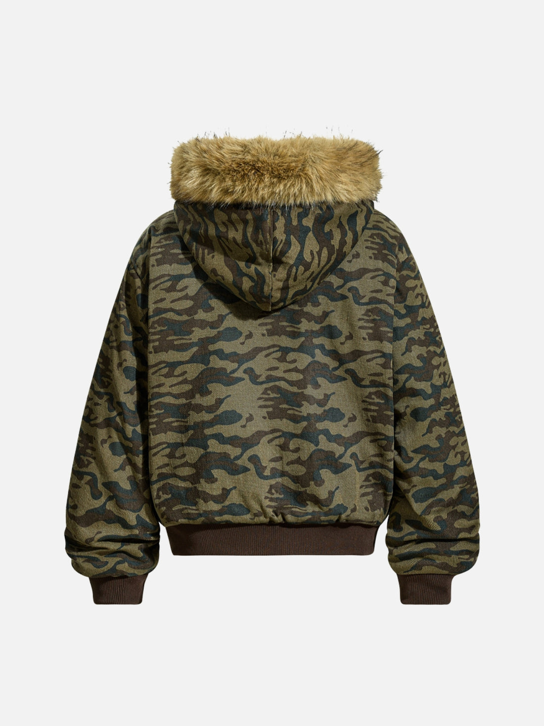 RALLYY - Puffer Camouflage Graphic Jacket