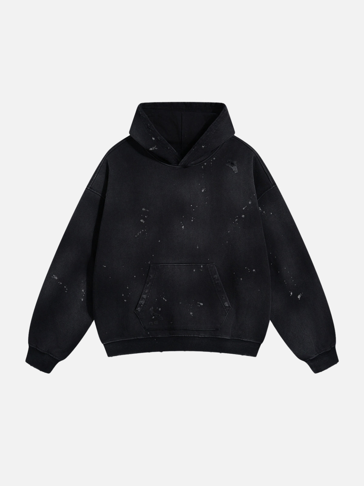 MIDNIGHT - Premium Oversized Basic Hoodie Black | TEENWEAR.EU