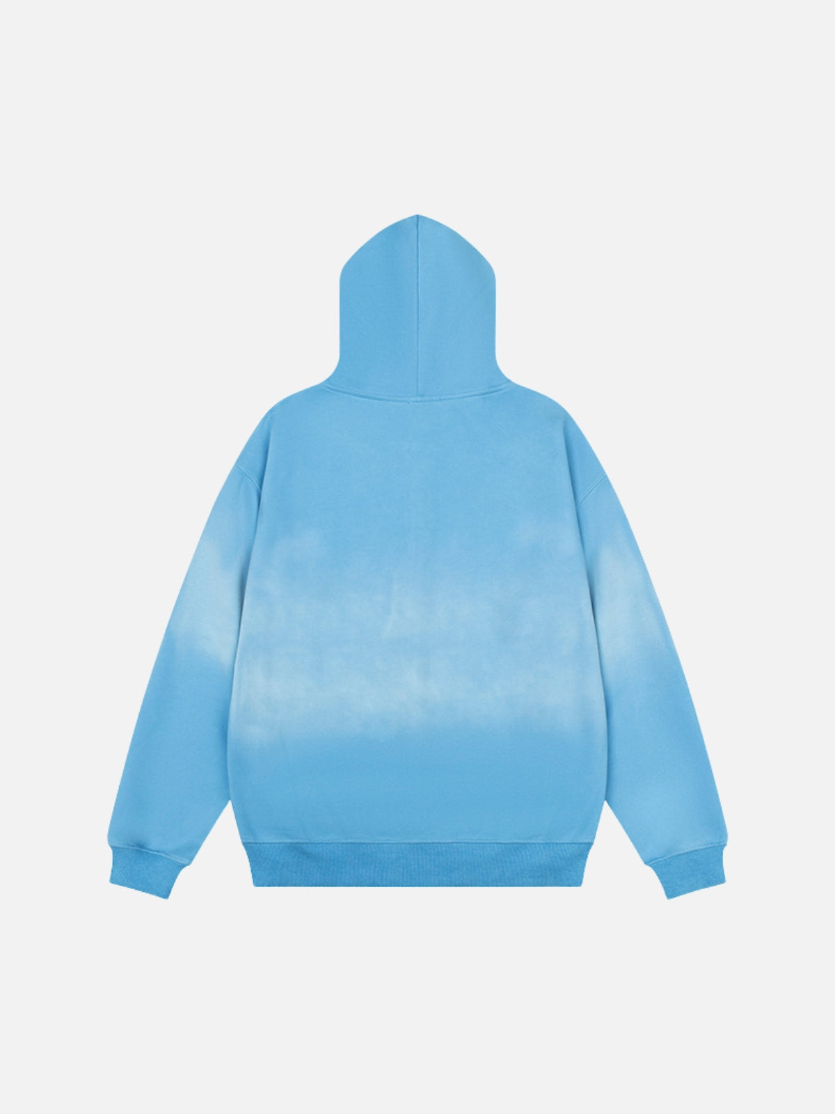 SHIELDY - Oversized Embroidered Zip Up Hoodie