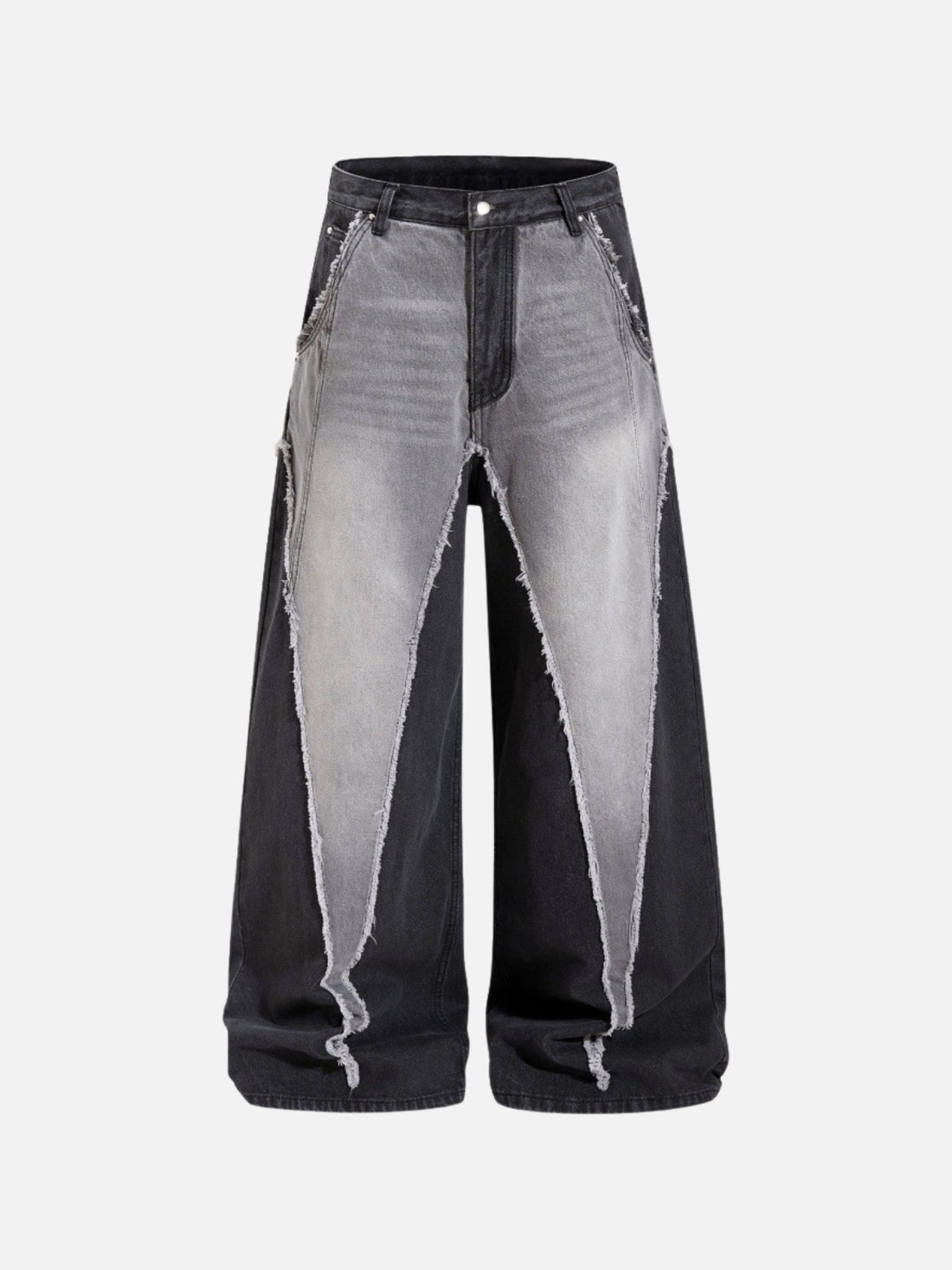JOKER - Baggy Embroidered Jeans Black | Teenwear.eu