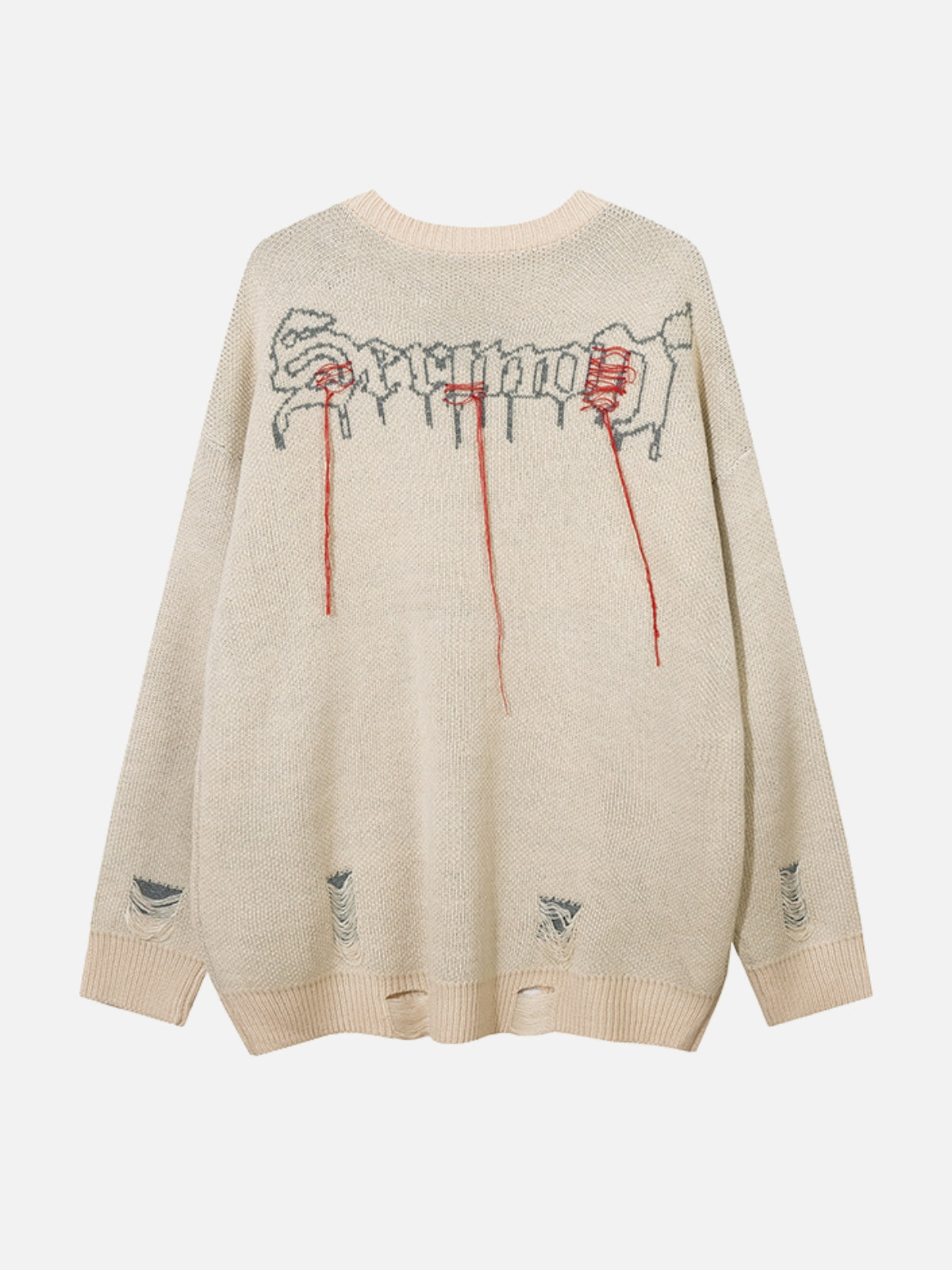 SERMED - Oversized Graphic Sweater | TEENWEAR.EU