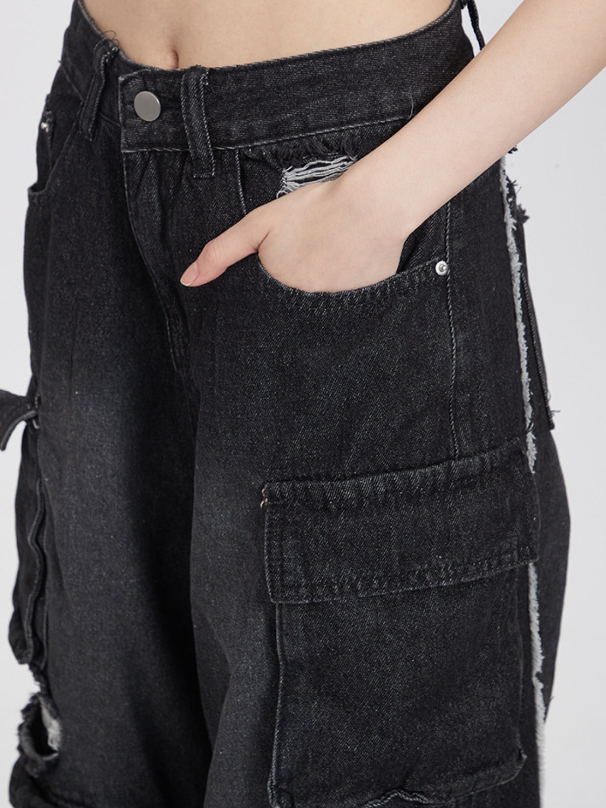 CARGOED - Baggy Basic Cargo Jeans | TEENWEAR.EU