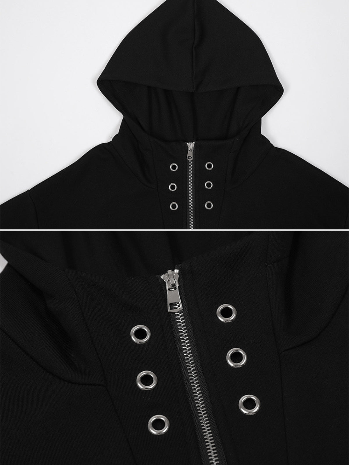 RENOUS - Oversized Embroidered Zip Up Hoodie | TEENWEAR.EU