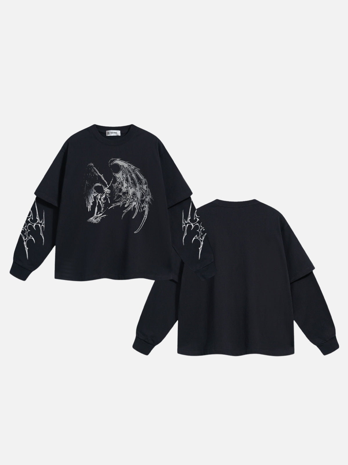 EAGLE - Oversized Print Long Sleeved T-Shirt | TEENWEAR.EU