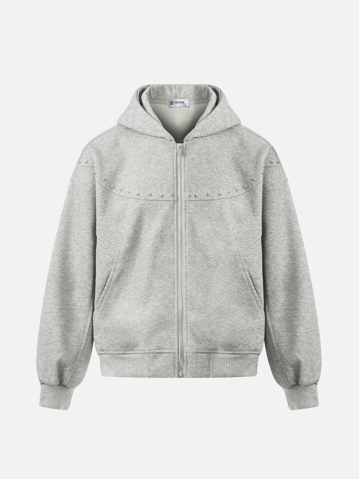 SHINYIO - Oversized Graphic Hoodie Grey | Teenwear.eu