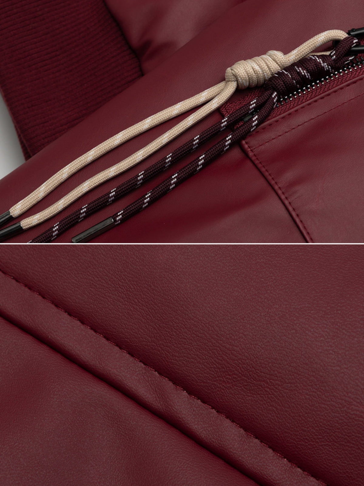 UNSSY - Leather Graphic Jacket