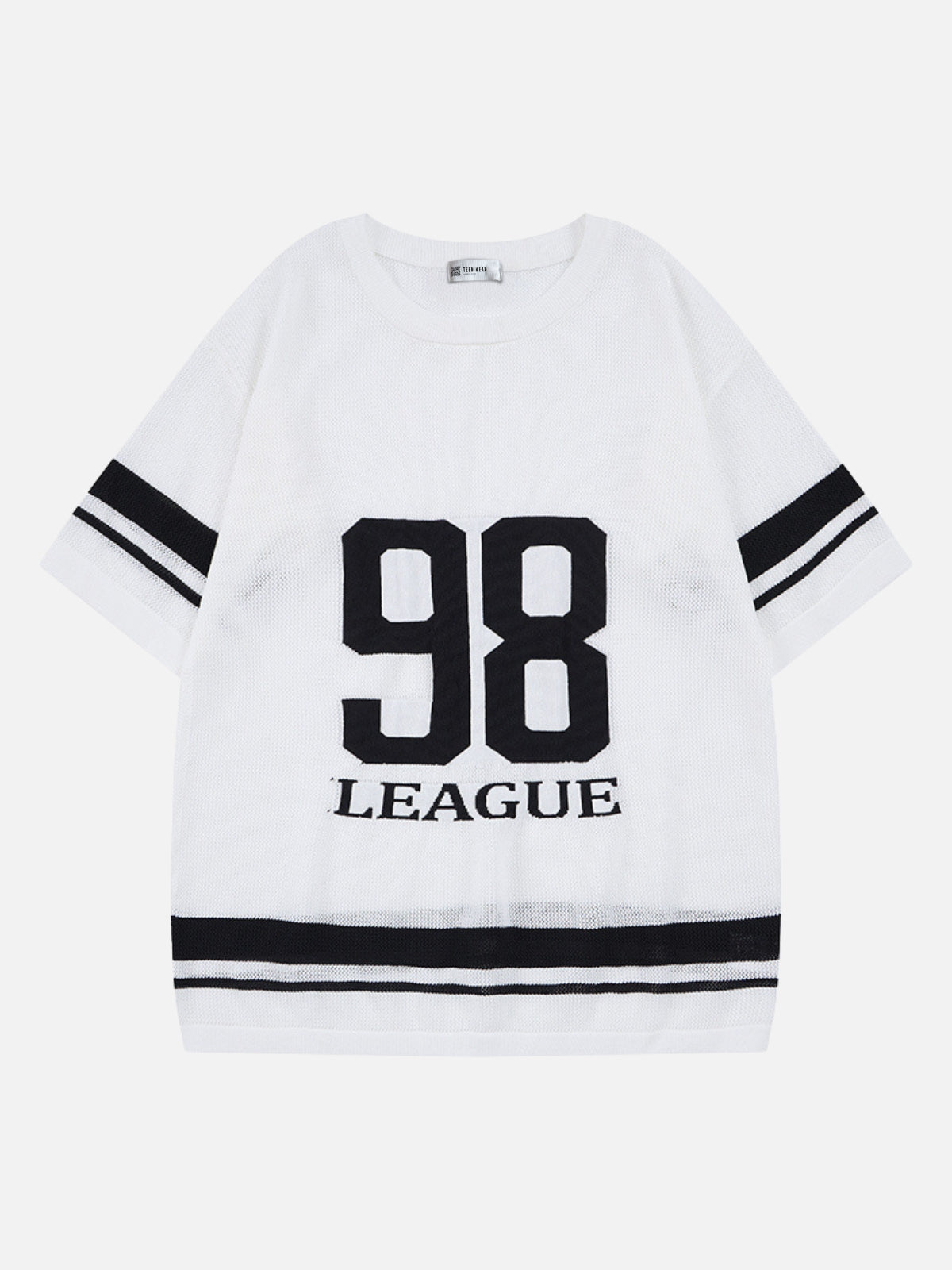 LEAGUO - Oversized Graphic Sweater Jersey
