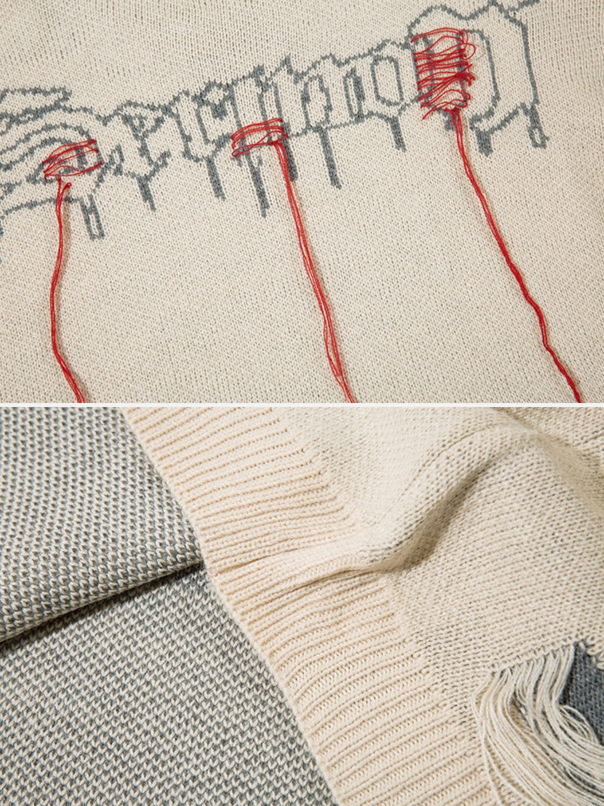 SERMED - Oversized Graphic Sweater | TEENWEAR.EU