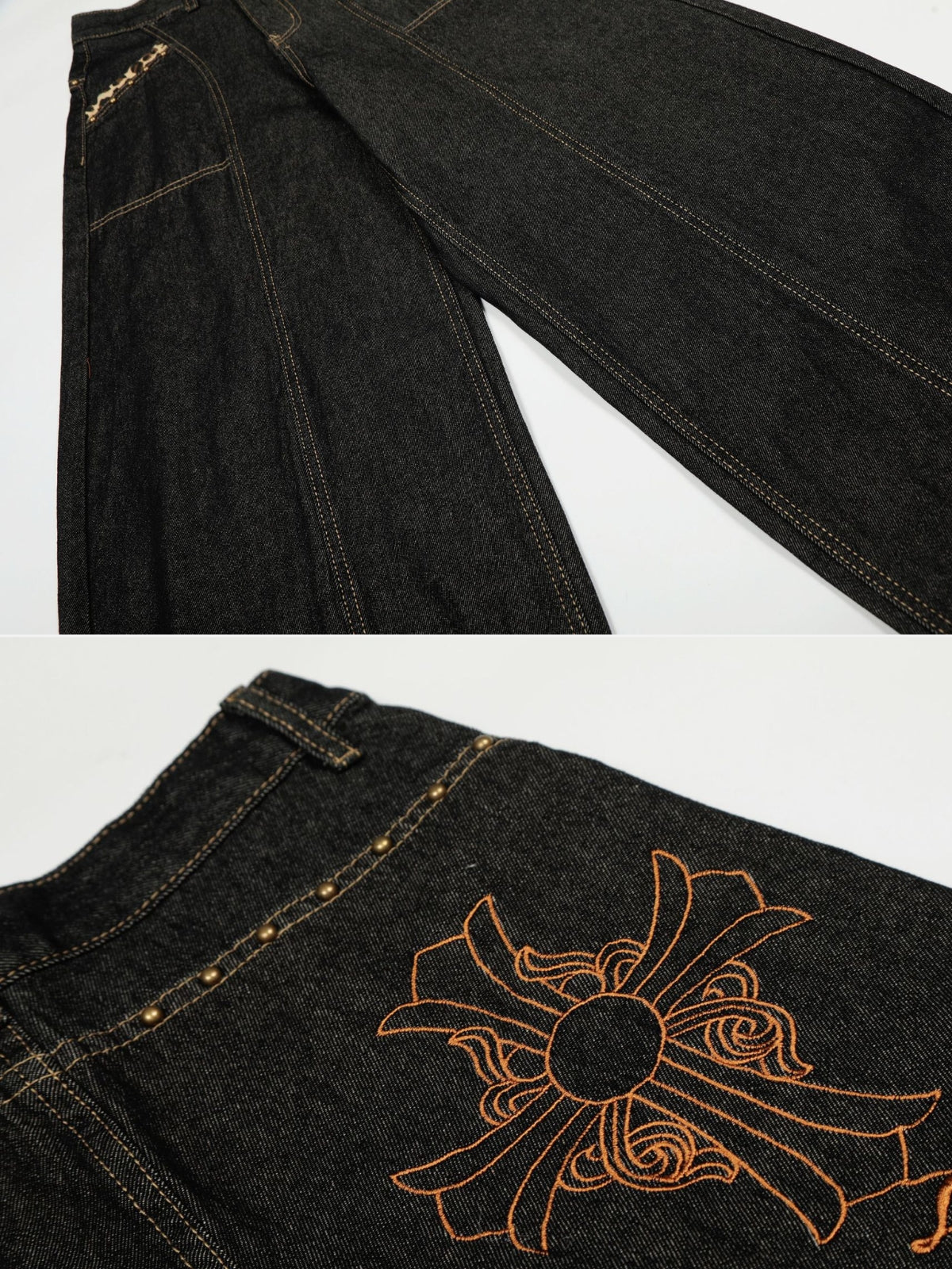 PATCHLI - Baggy Graphic Jeans