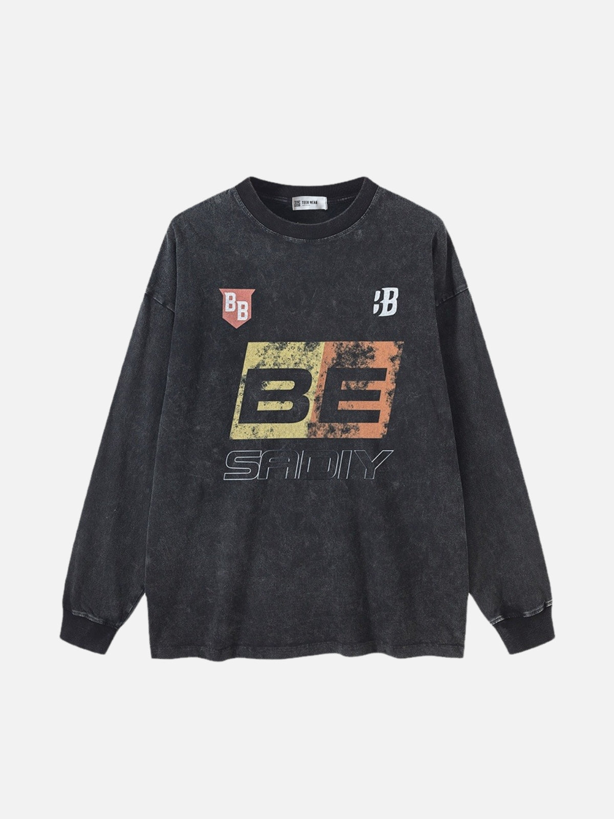 HEADZO – Oversized Print Long Sleeve Tee