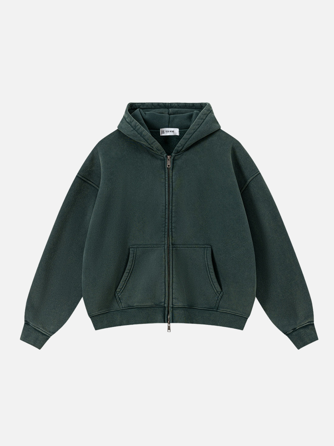 BASICOS - Oversized Basic Premium Zip Up Hoodie