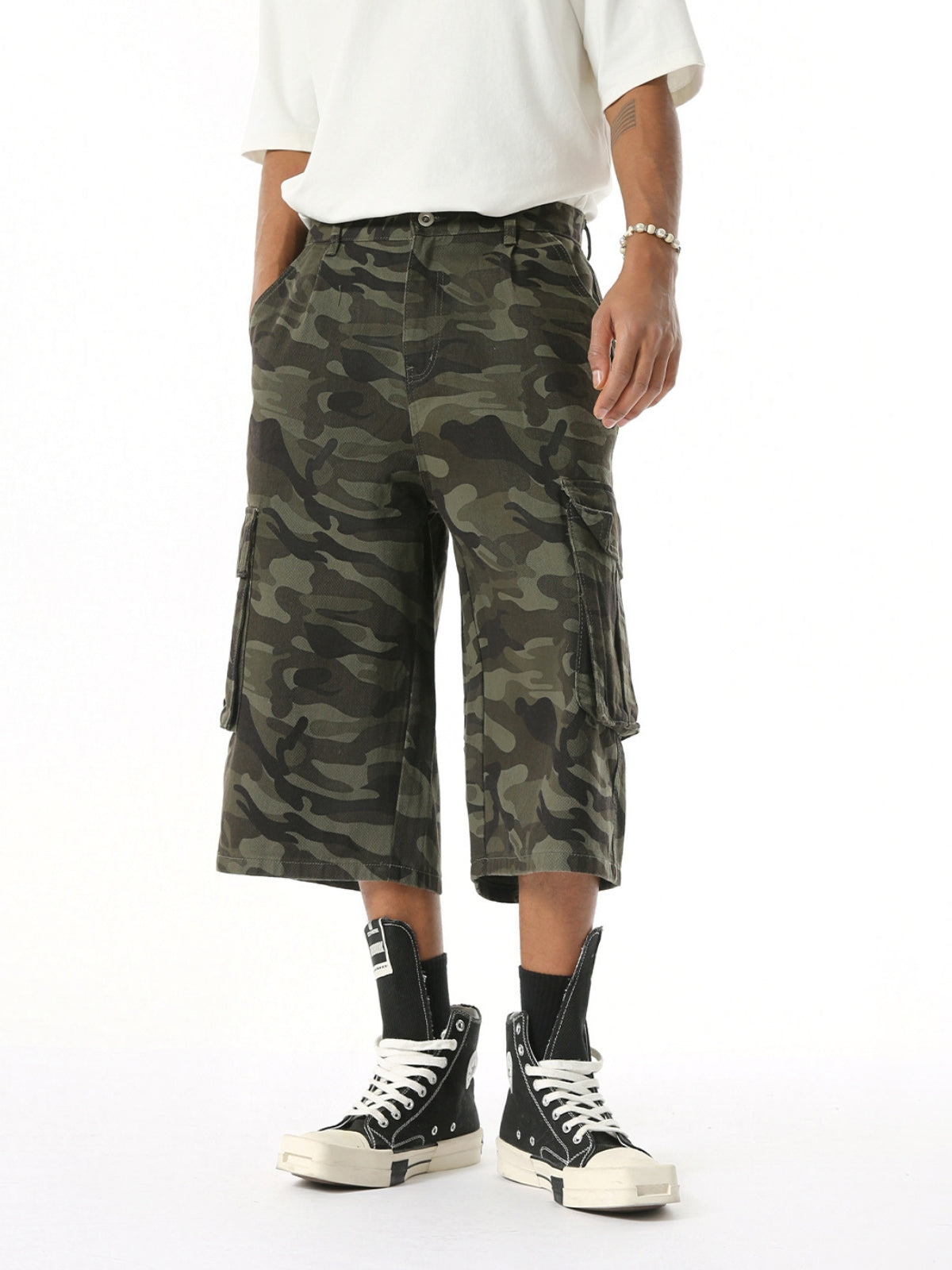 MASKOTE - Baggy Camouflage Jorts | TEENWEAR.EU