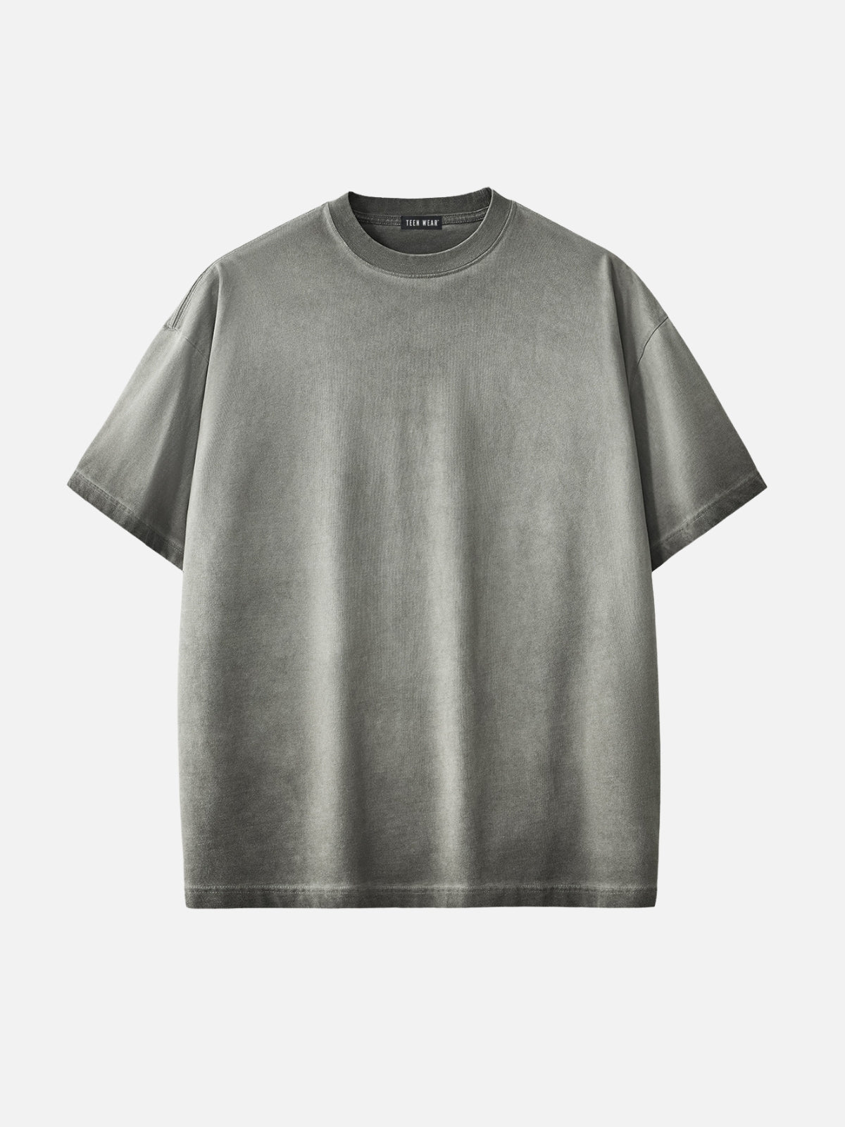 BASICLY - Premium Cotton Oversized T-Shirt Grey | TEENWEAR.EU