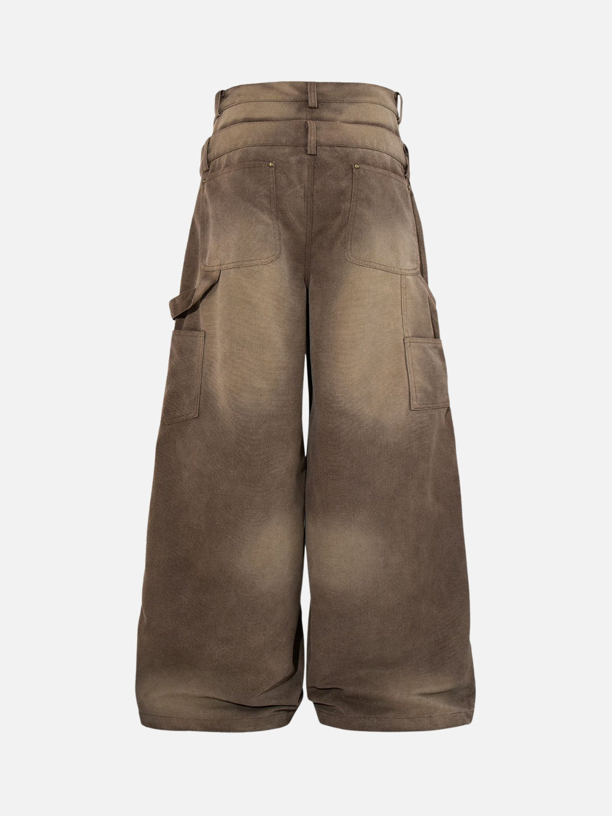 DOUBBLY - Double Patchwork Basic Baggy Jeans | Teenwear.eu