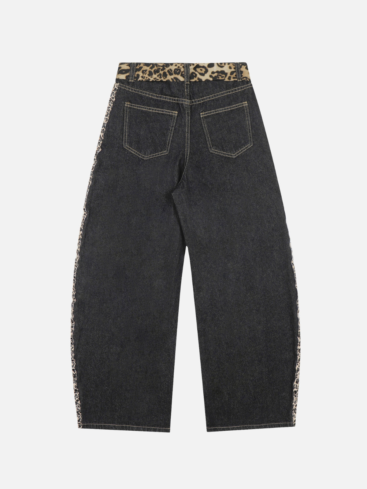 LEOPY - Baggy Print Jeans
