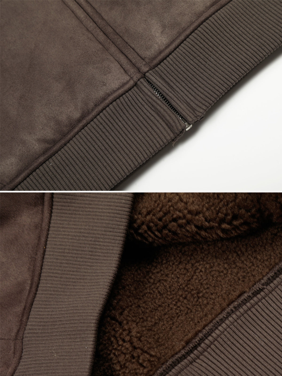 MUDSY – Oversized Embroidered Suede Jacket